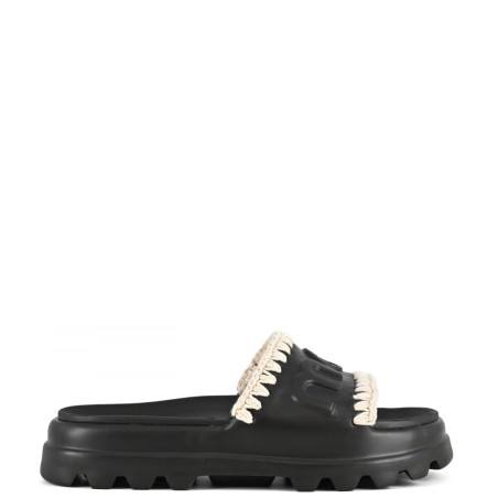 Mou - Ciabatta logo - Donna - MU.SW661000 N