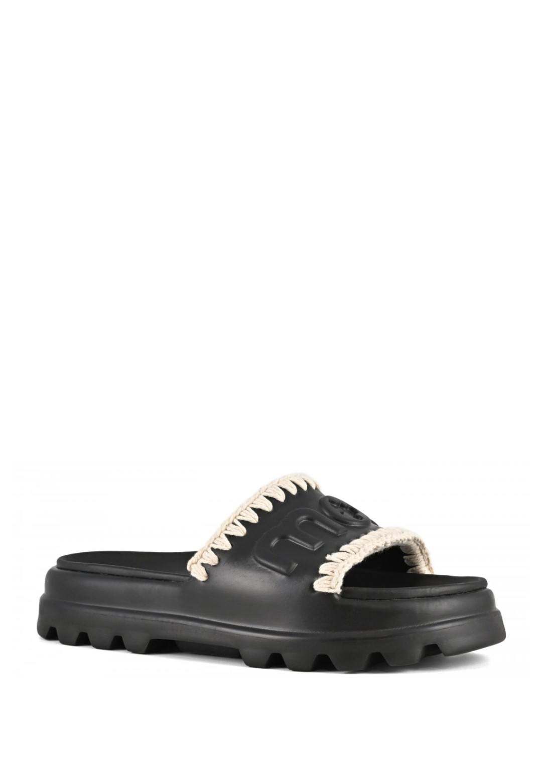 Mou - Ciabatta logo - Donna - MU.SW661000 N