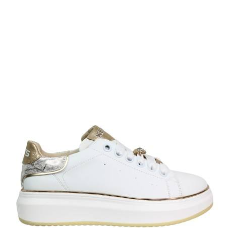 KEYS - Sneaker Rip.Platino - Donna - K-10503