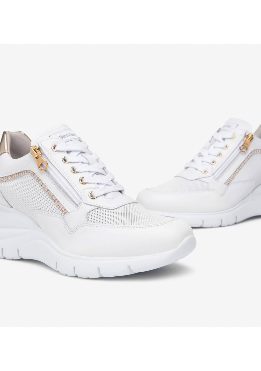 NEROGIARDINI - Sneaker zeppa - Donna - 944D
