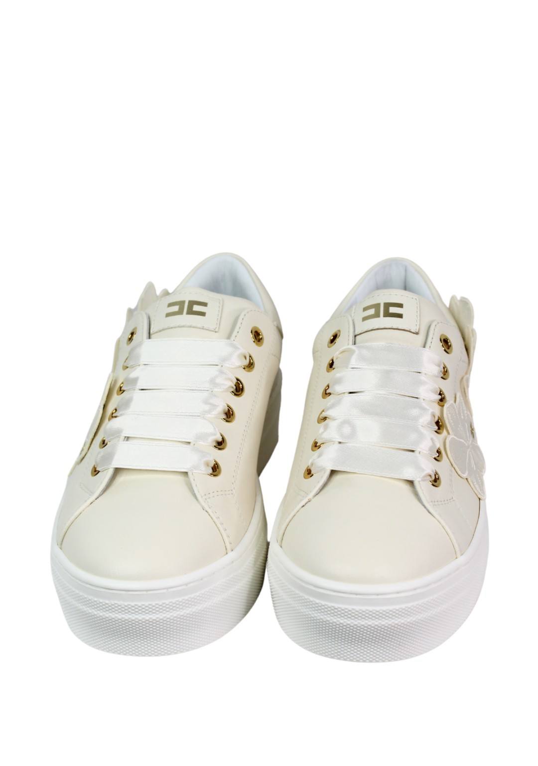 Elisabetta Franchi - Sneaker Fiori - Donna - F4A9- E0238