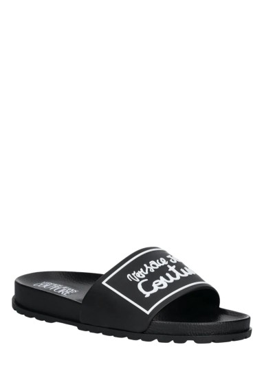 Versace Jeans Couture - Ciabatta logo - Donna - 78VA3SQ2 899