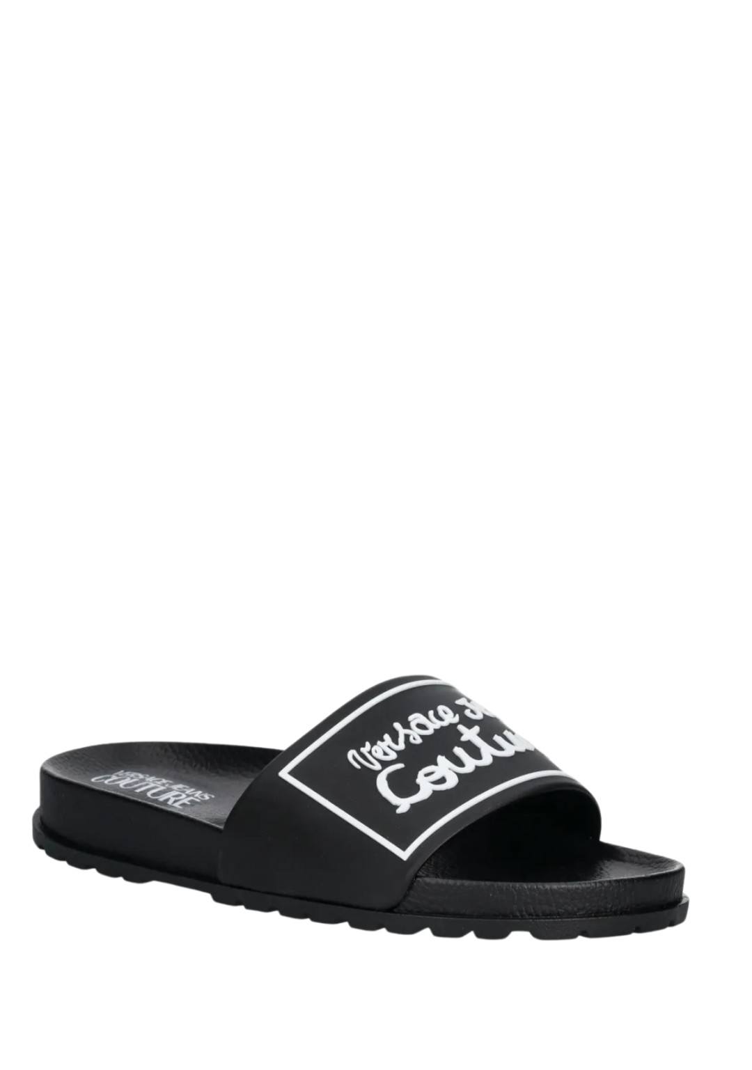Versace Jeans Couture - Ciabatta logo - Donna - 78VA3SQ2 899