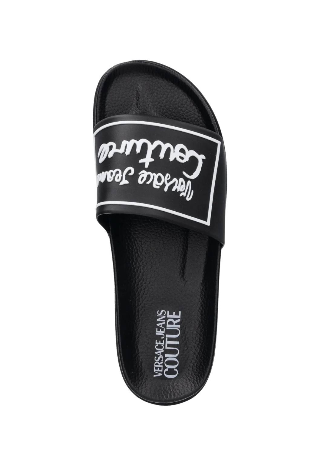 Versace Jeans Couture - Ciabatta logo - Donna - 78VA3SQ2 899