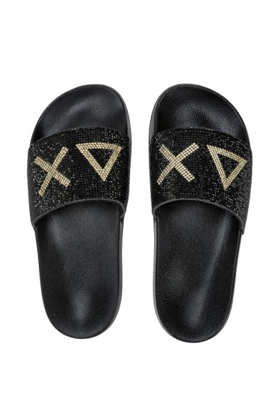 SUN68 - Ciabatte brillantini - Donna - X35205