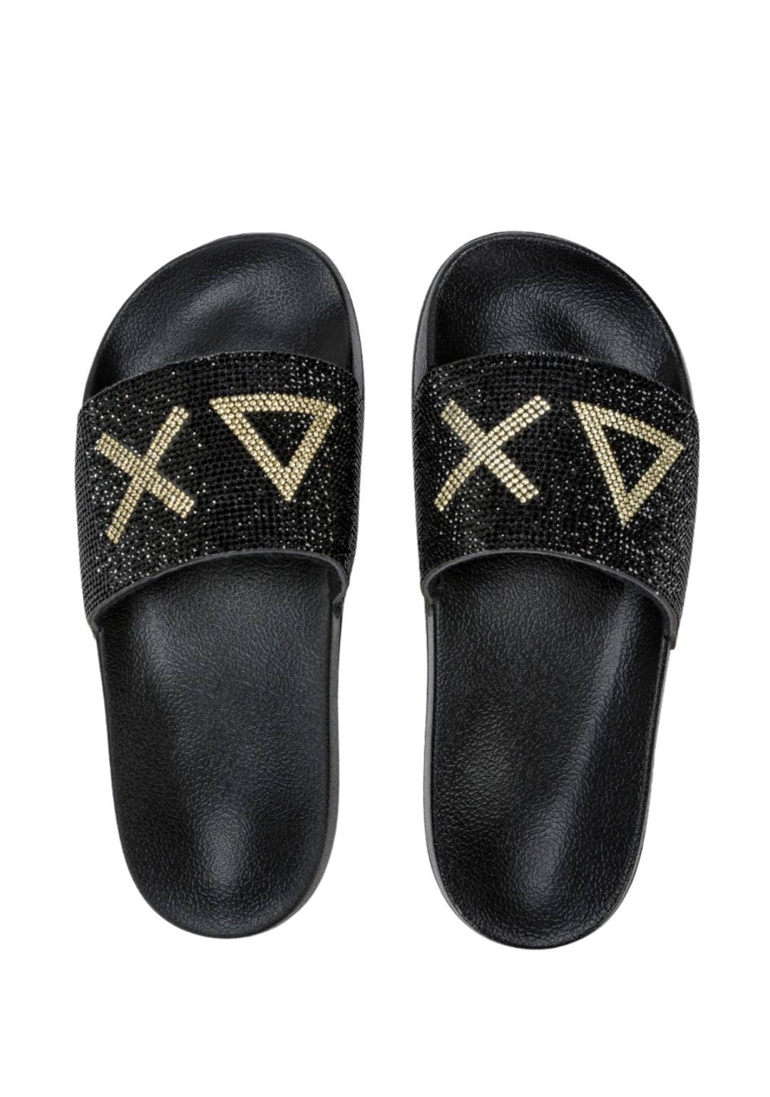 SUN68 - Ciabatte brillantini - Donna - X35205