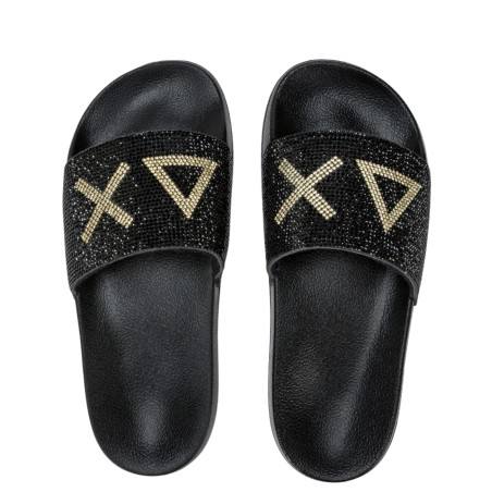 SUN68 - Ciabatte brillantini - Donna - X35205