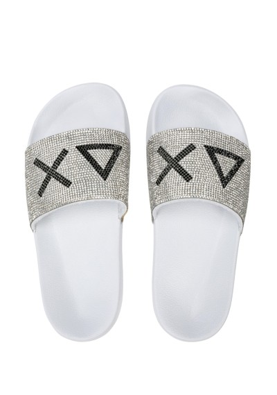 SUN68 - Ciabatte brillantini - Donna - X35205 B