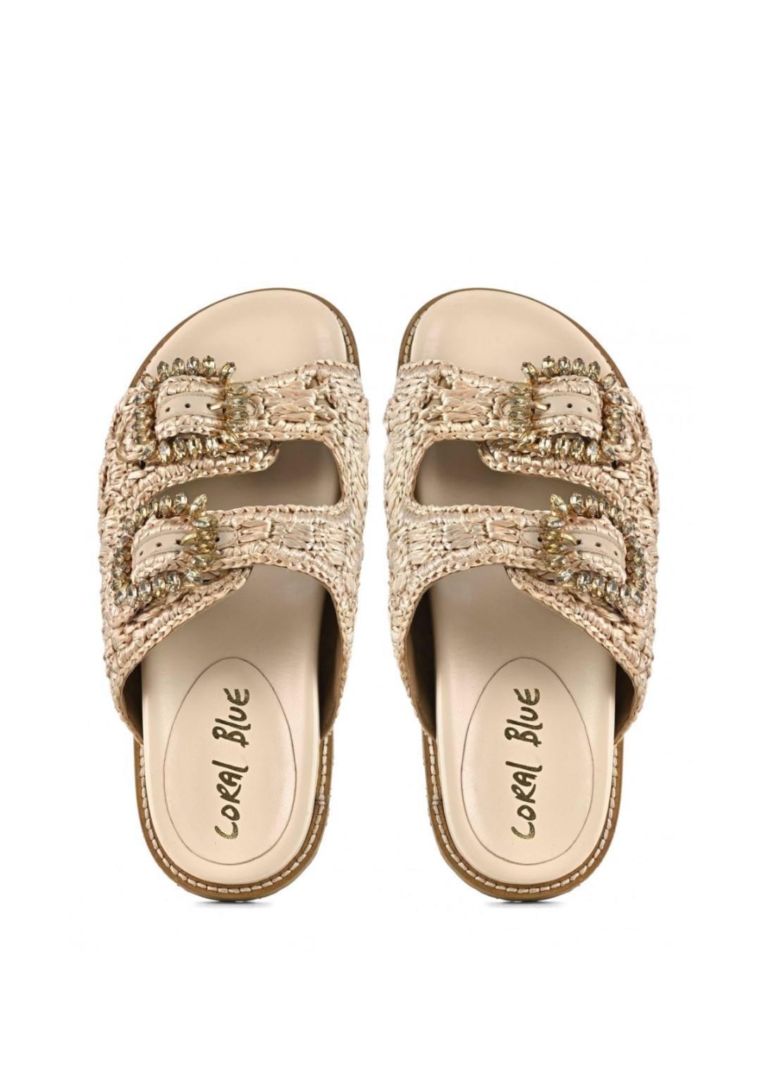 Coral Blue - Ciabatta 2 Fibbie - Donna - CB.K225.01 B