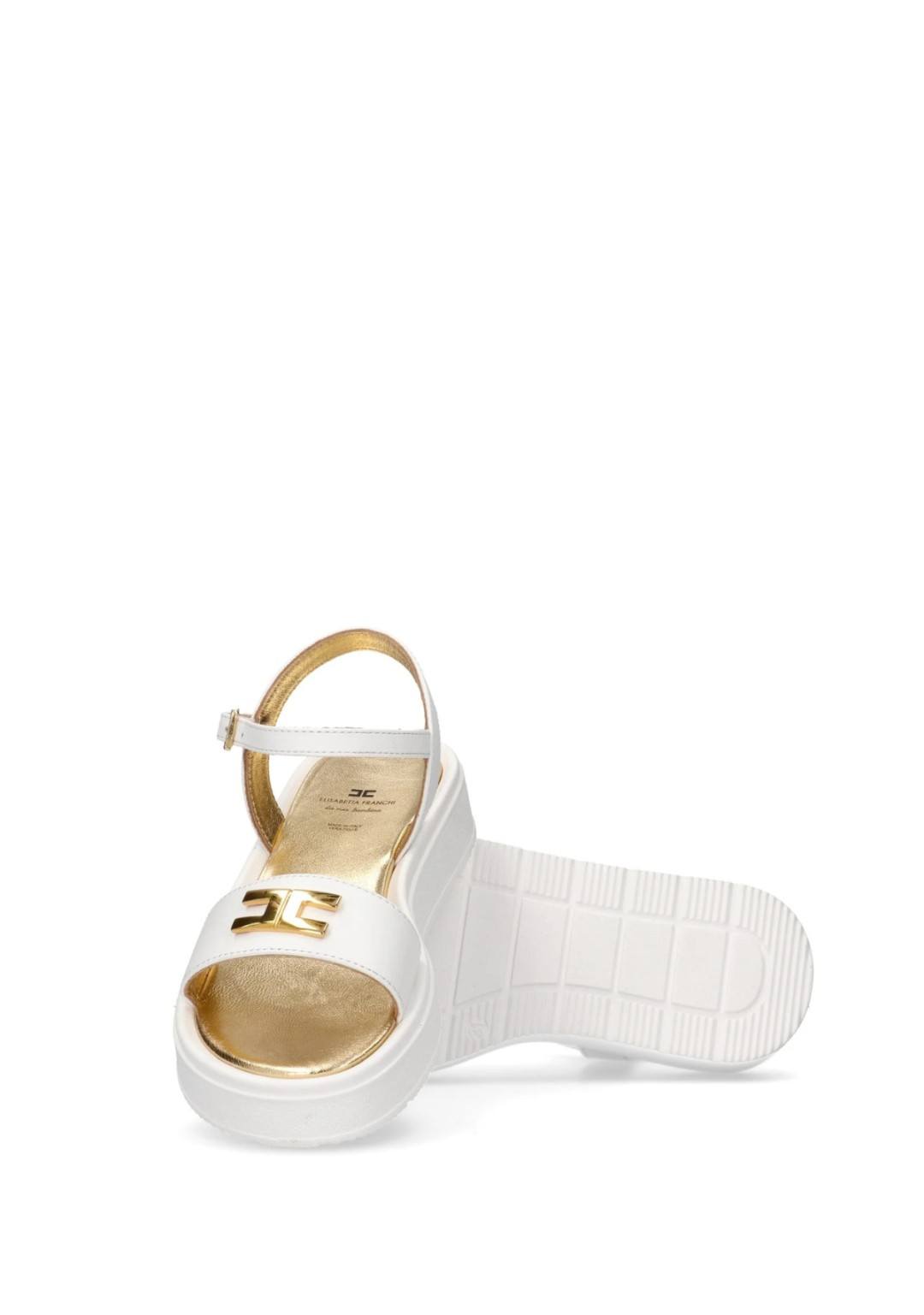 Elisabetta Franchi - Sandalo Logo - Bambine e ragazze - F4A2-E0295