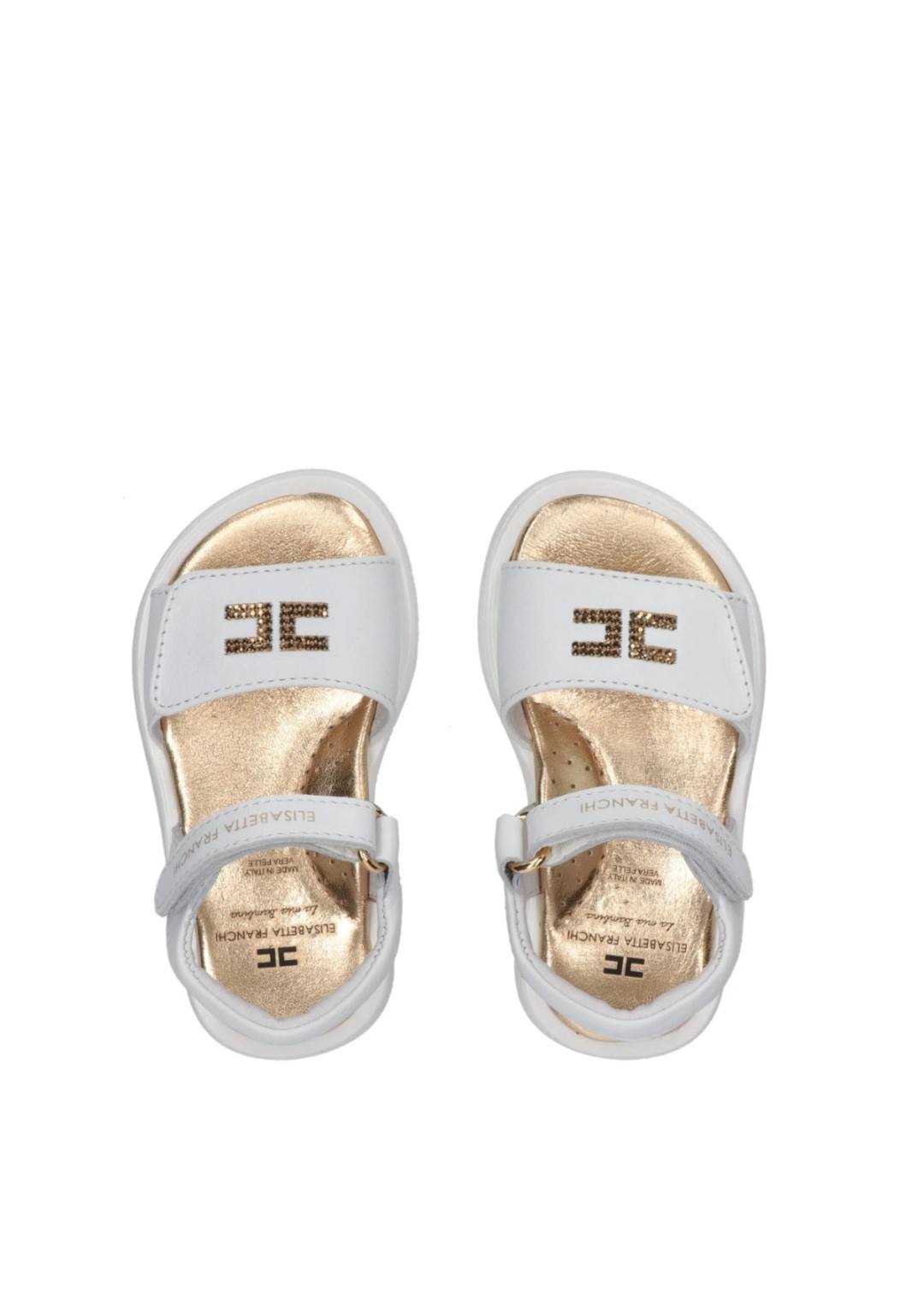 Elisabetta Franchi - Sandaletto Logo - Bimbo - F1A2-E0279