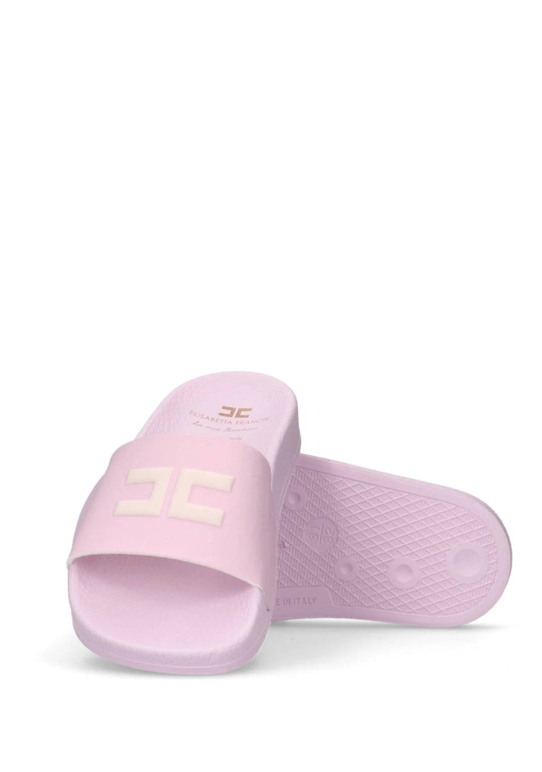 Elisabetta Franchi - Ciabatta logo - Donna - F4A0-E0312