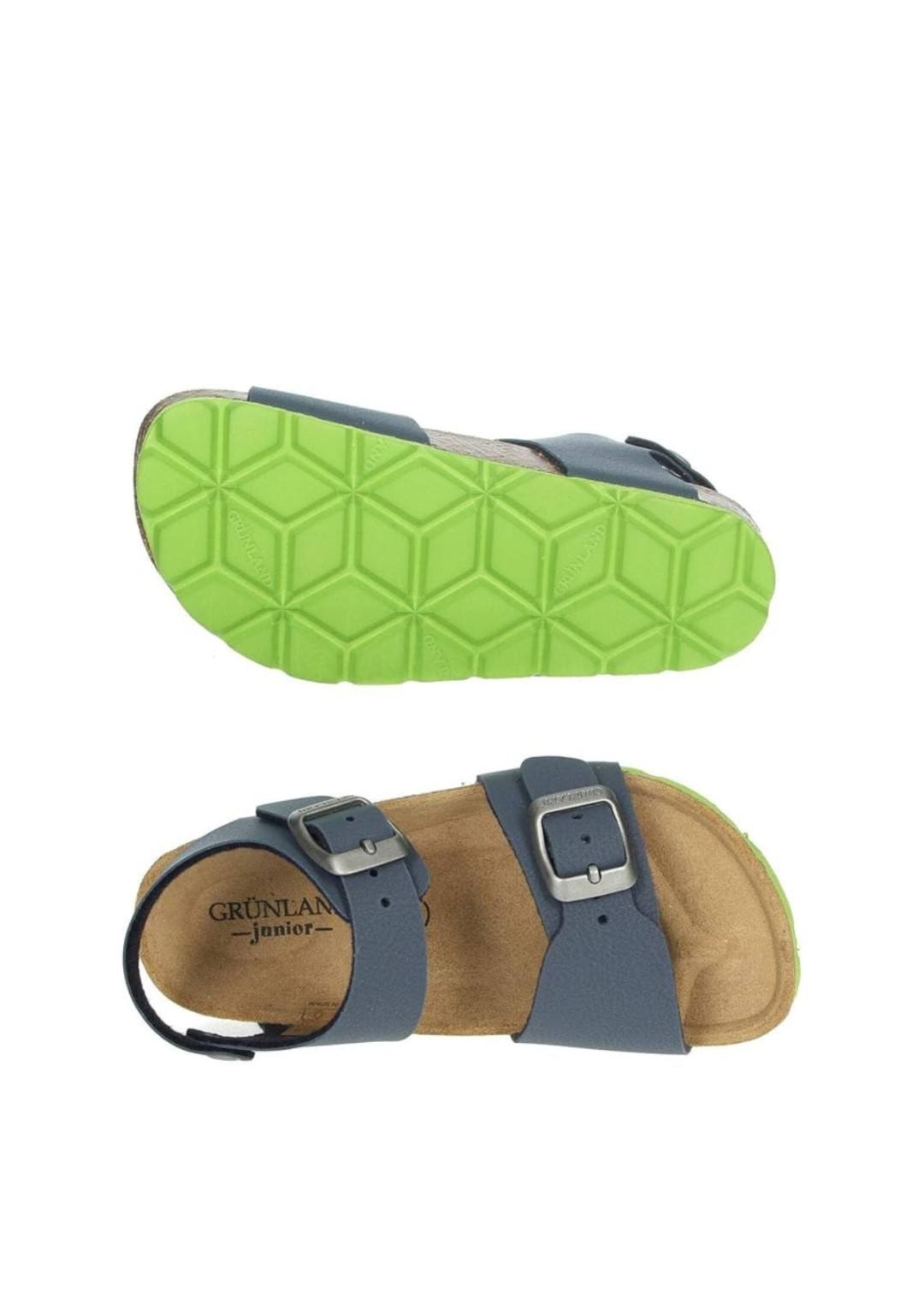 Grunland Junior - Sandalo Rip.Lime - Bimbo - ARIA SB0025- 40