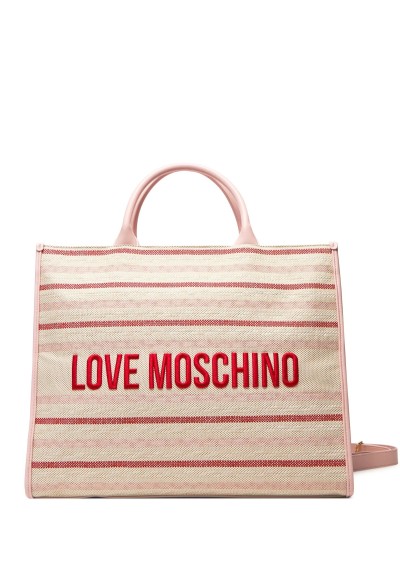 LOVE MOSCHINO - Borsone Canvas - Donna - JC4239PP0MKO110A