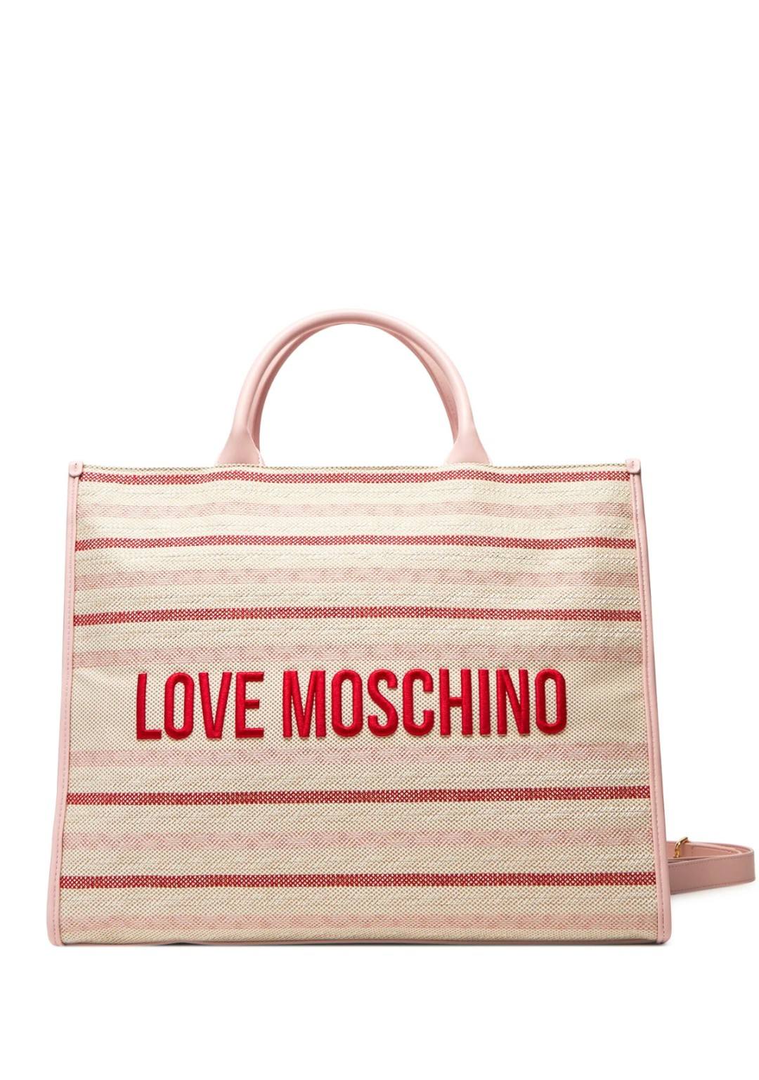 LOVE MOSCHINO - Borsone Canvas - Donna - JC4239PP0MKO110A