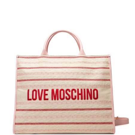 LOVE MOSCHINO - Borsone Canvas - Donna - JC4239PP0MKO110A