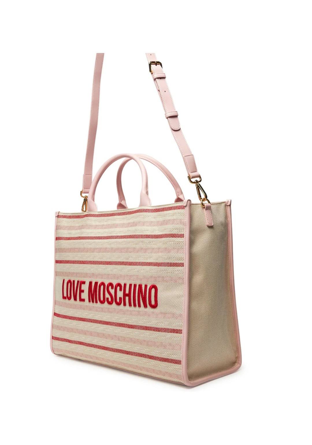 LOVE MOSCHINO - Borsone Canvas - Donna - JC4239PP0MKO110A