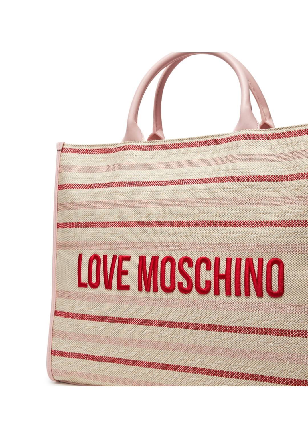 LOVE MOSCHINO - Borsone Canvas - Donna - JC4239PP0MKO110A