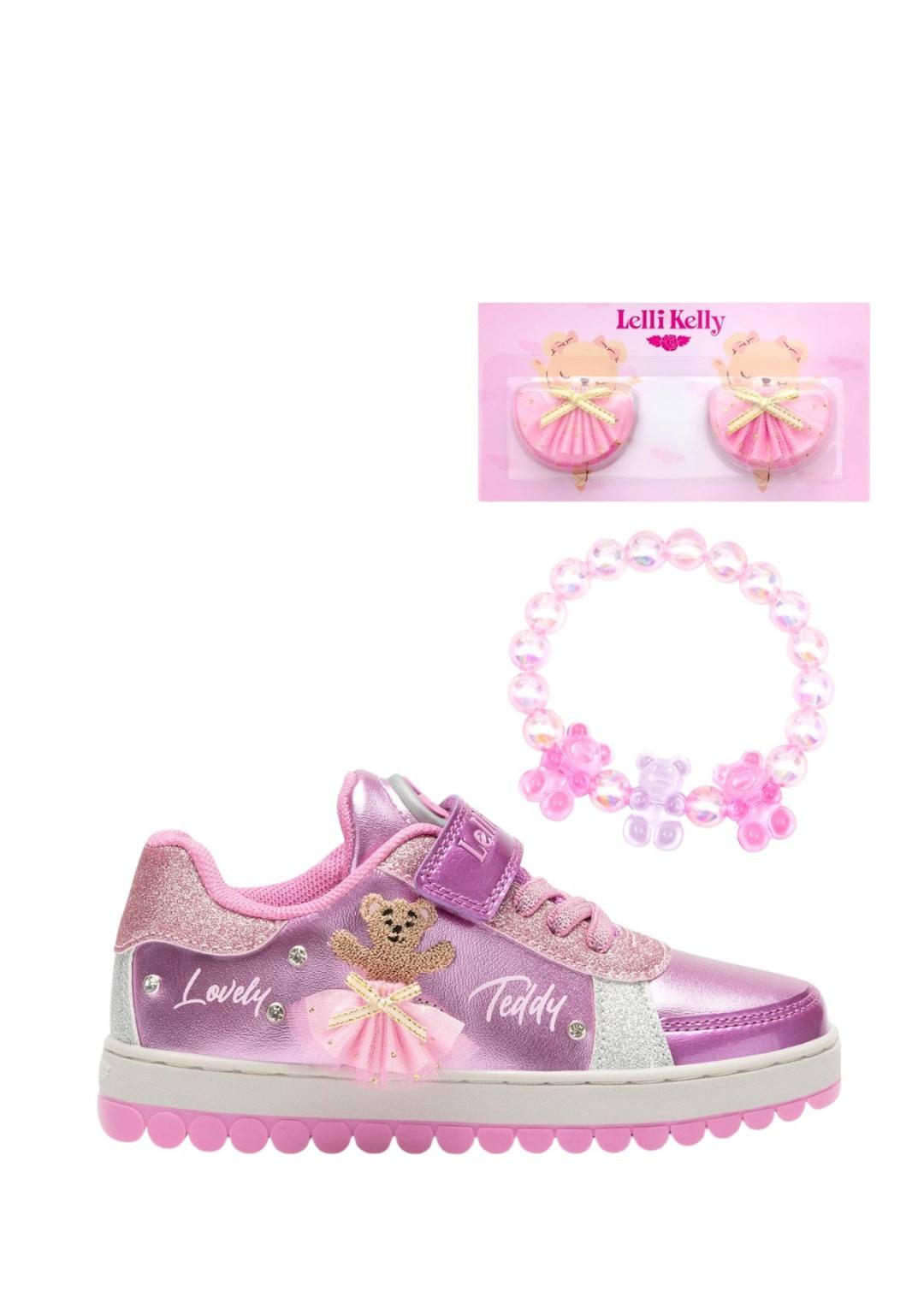 Lelli Kelly - Sneaker Orso - Bambine e ragazze - Mille Stelle LKAA5210 F