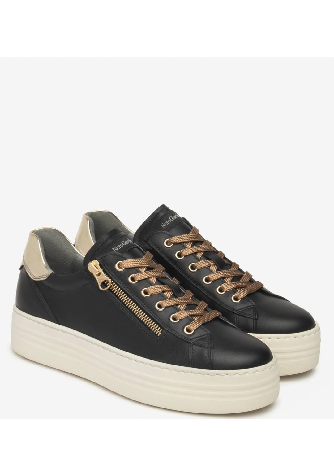 NEROGIARDINI - Sneaker Rip.Platino - Donna - 185D