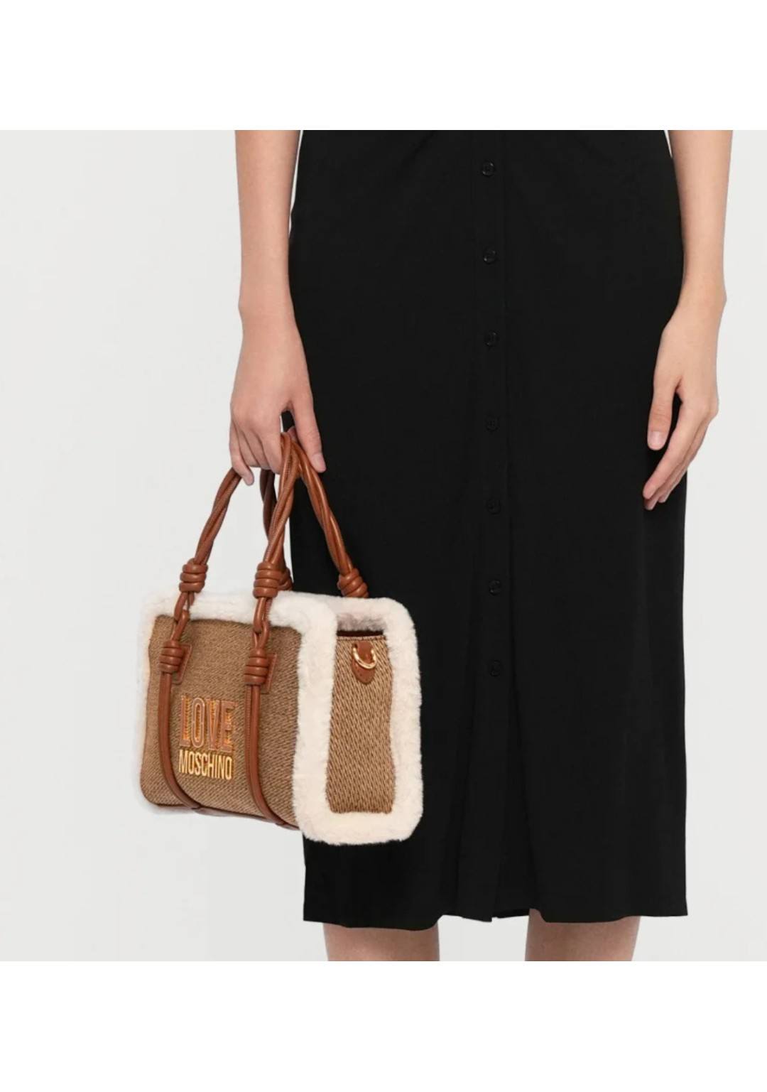 LOVE MOSCHINO - Borsa Pelliccia - Donna - JC4387PP0NKH120A