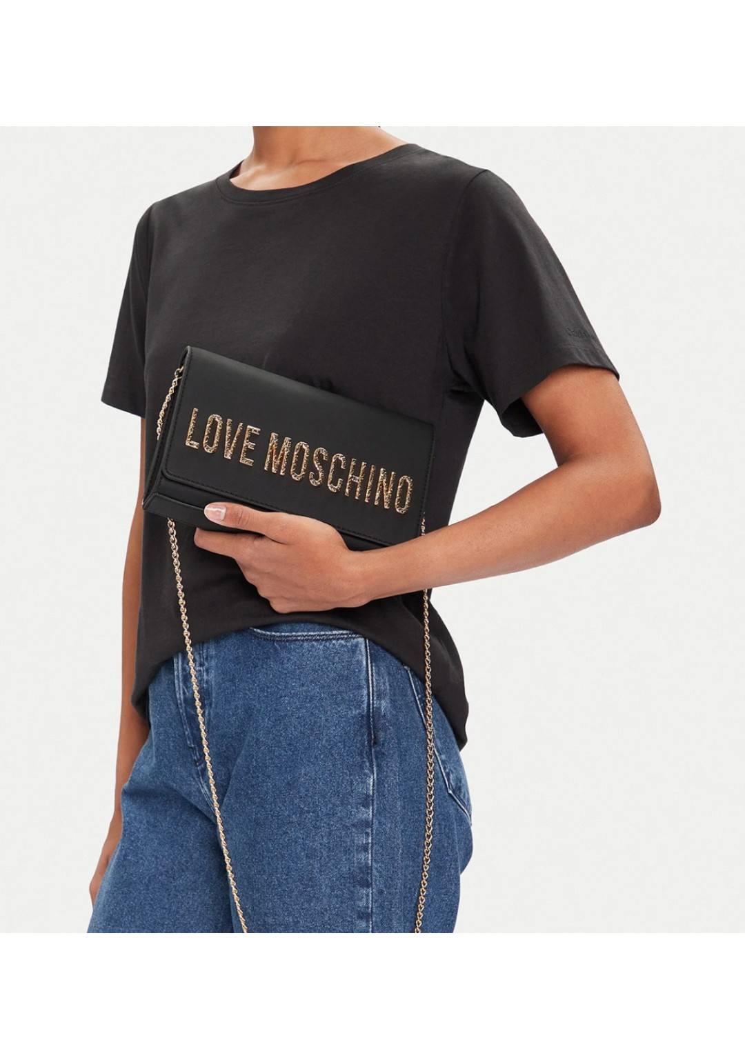 LOVE MOSCHINO - Pochette Scr.Oro - Donna - JC4121PP0NKD000A