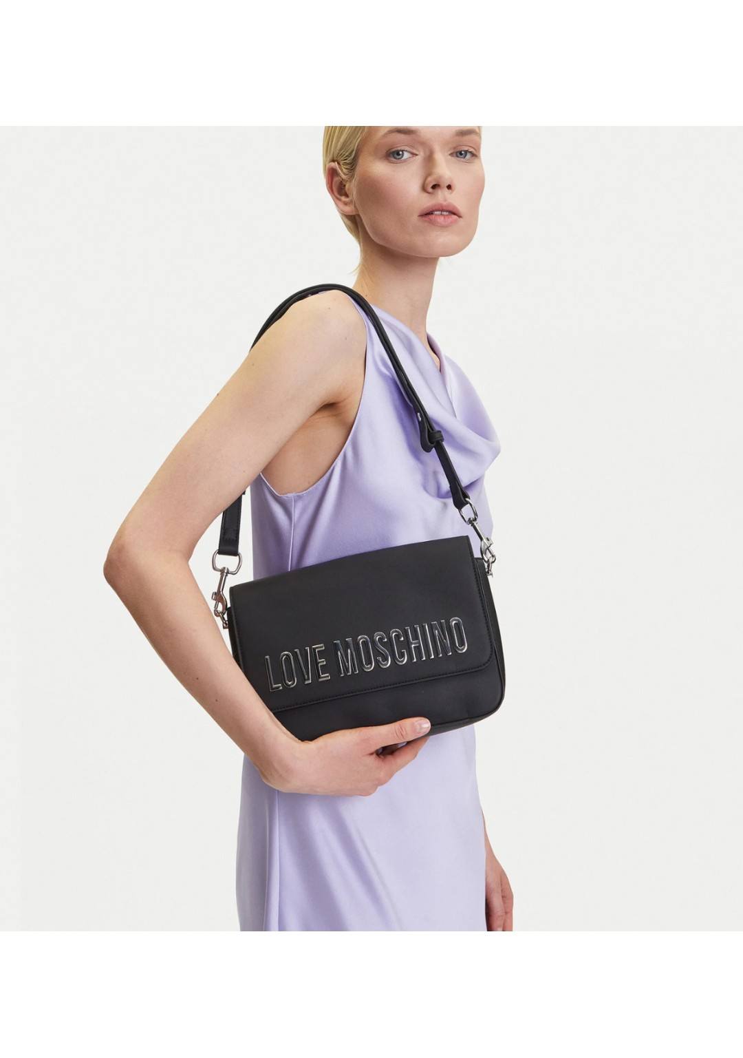 LOVE MOSCHINO - Tracolla Patta - Donna - JC4023PP1NKD000B
