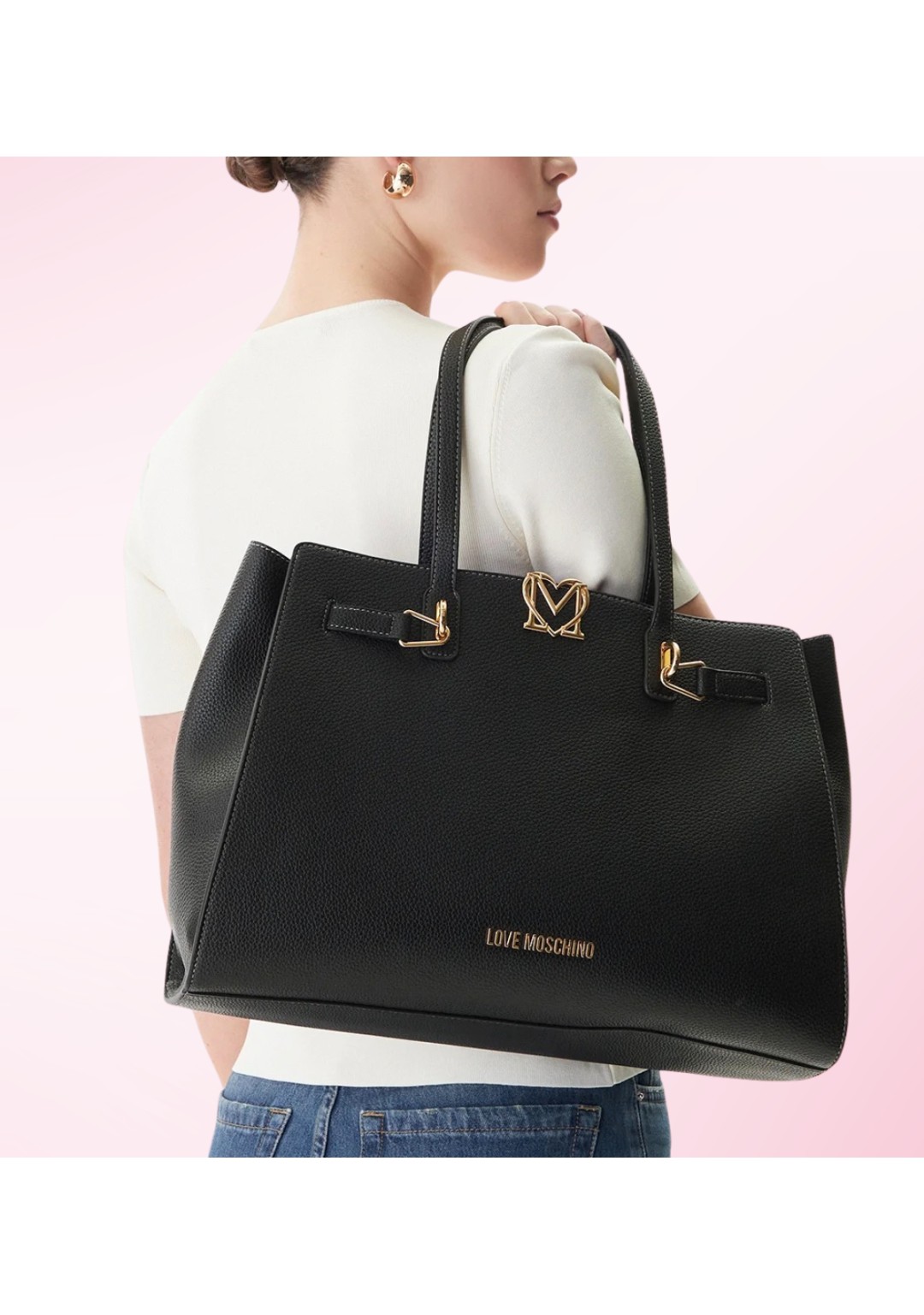 LOVE MOSCHINO - Borsa Logo - Donna - JC4124PP1OLM0000