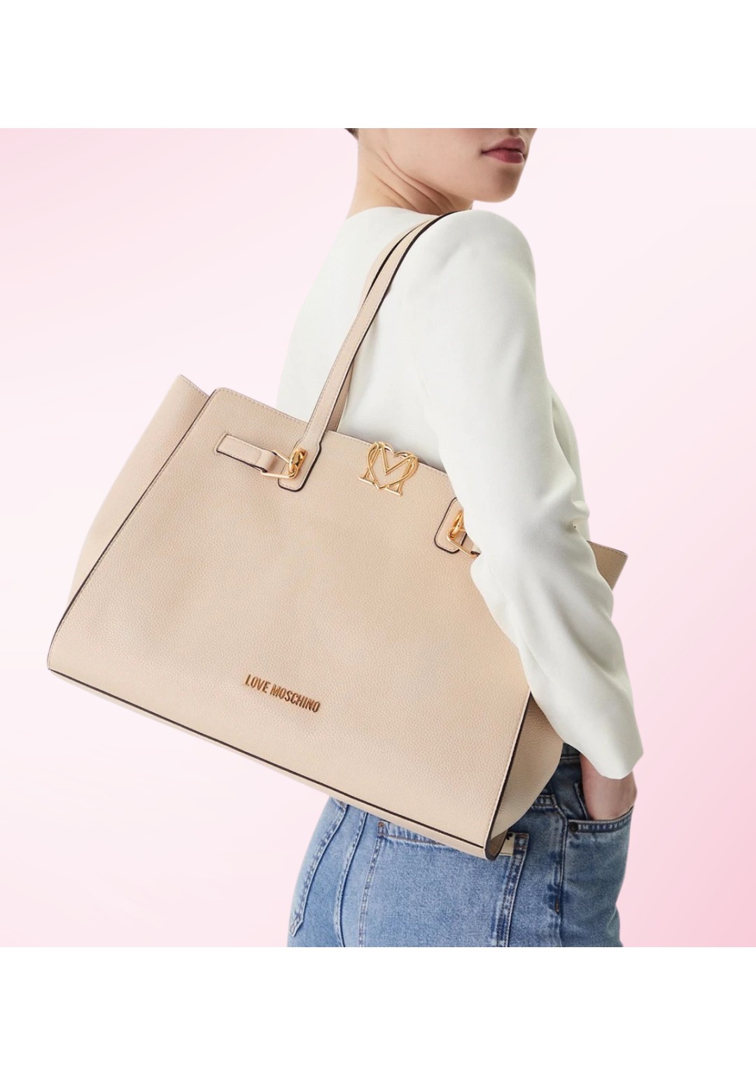 LOVE MOSCHINO - Borsa Logo - Donna - JC4124PP1OLM0110