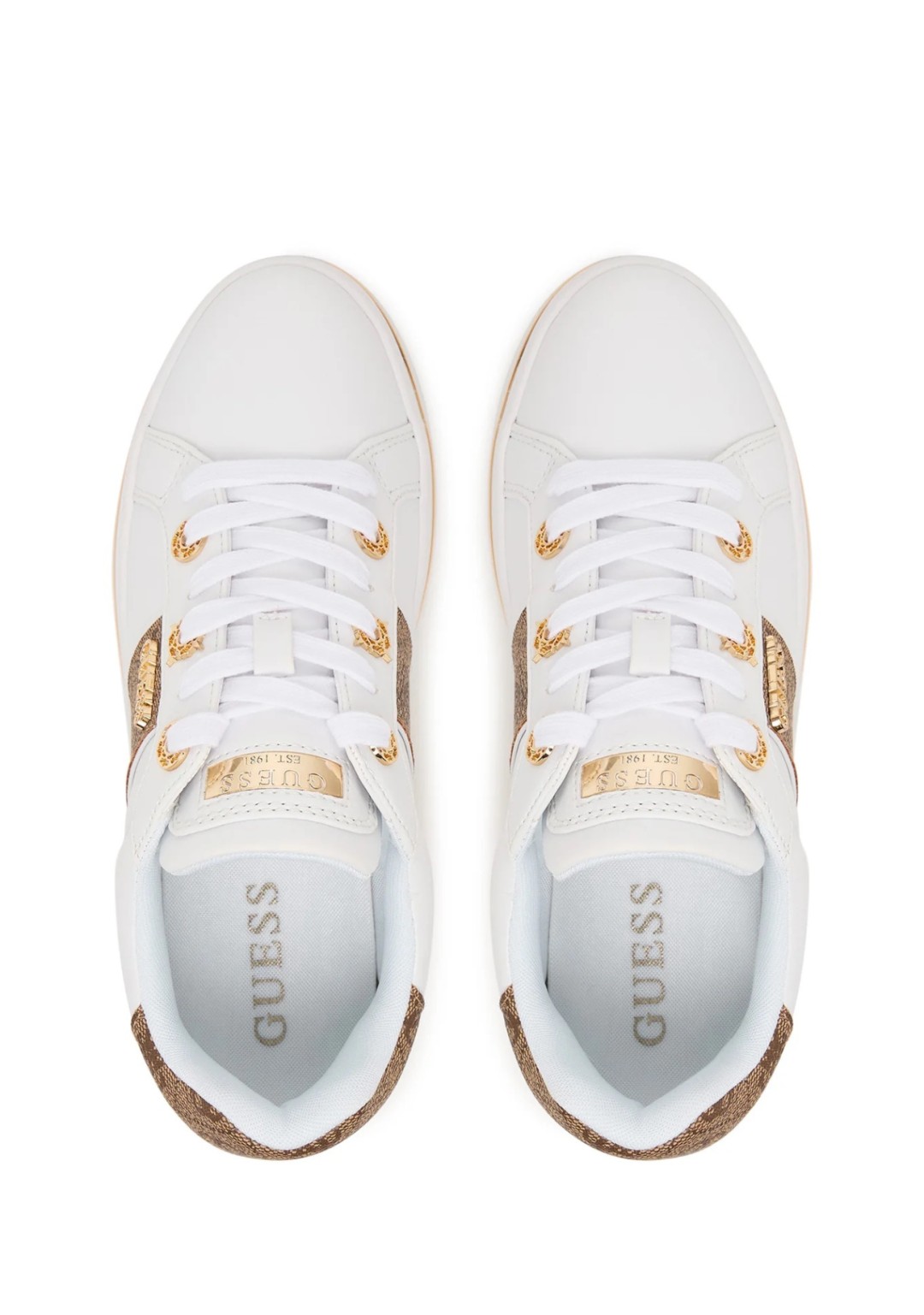 Guess - Sneaker Rip.Beige - Donna - FLPSTWFAL12