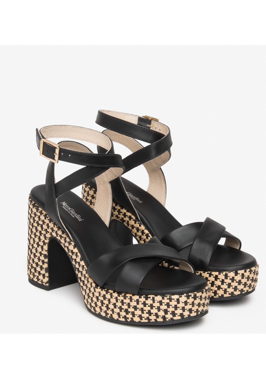 NEROGIARDINI - Tacco incrocio - Donna - 072 D