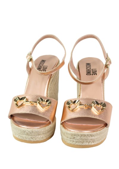 LOVE MOSCHINO - Sandalo Zeppa - Donna - JA1615BI0OIC0600