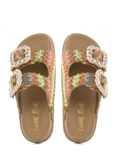 Coral Blue - Intrecci 2 FIbbie - Donna - CB.K226.02