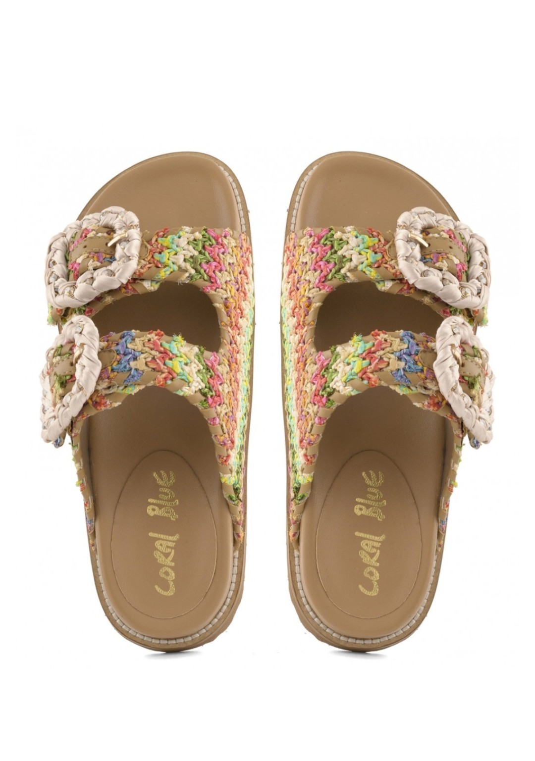 Coral Blue - Intrecci 2 FIbbie - Donna - CB.K226.02