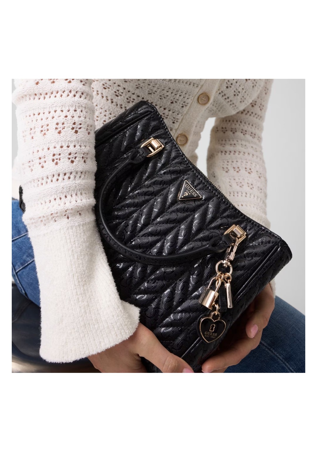 Guess - Borsa Trap. - Donna - STACEY GG974106 N