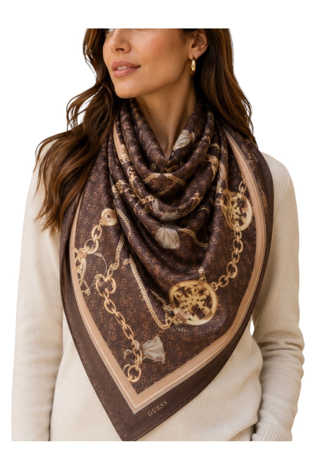 Guess - Foulard Logato - Donna - AW5537POL03