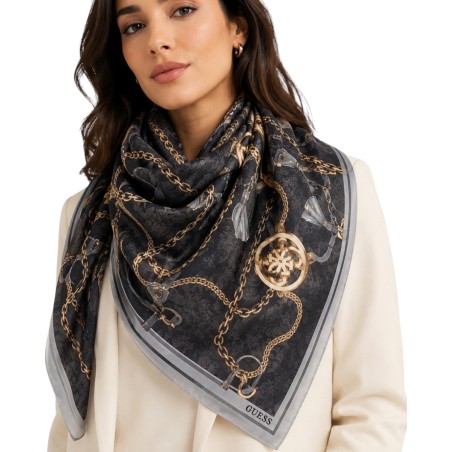 Guess - Foulard Logato - Donna - AW5537POL03 N