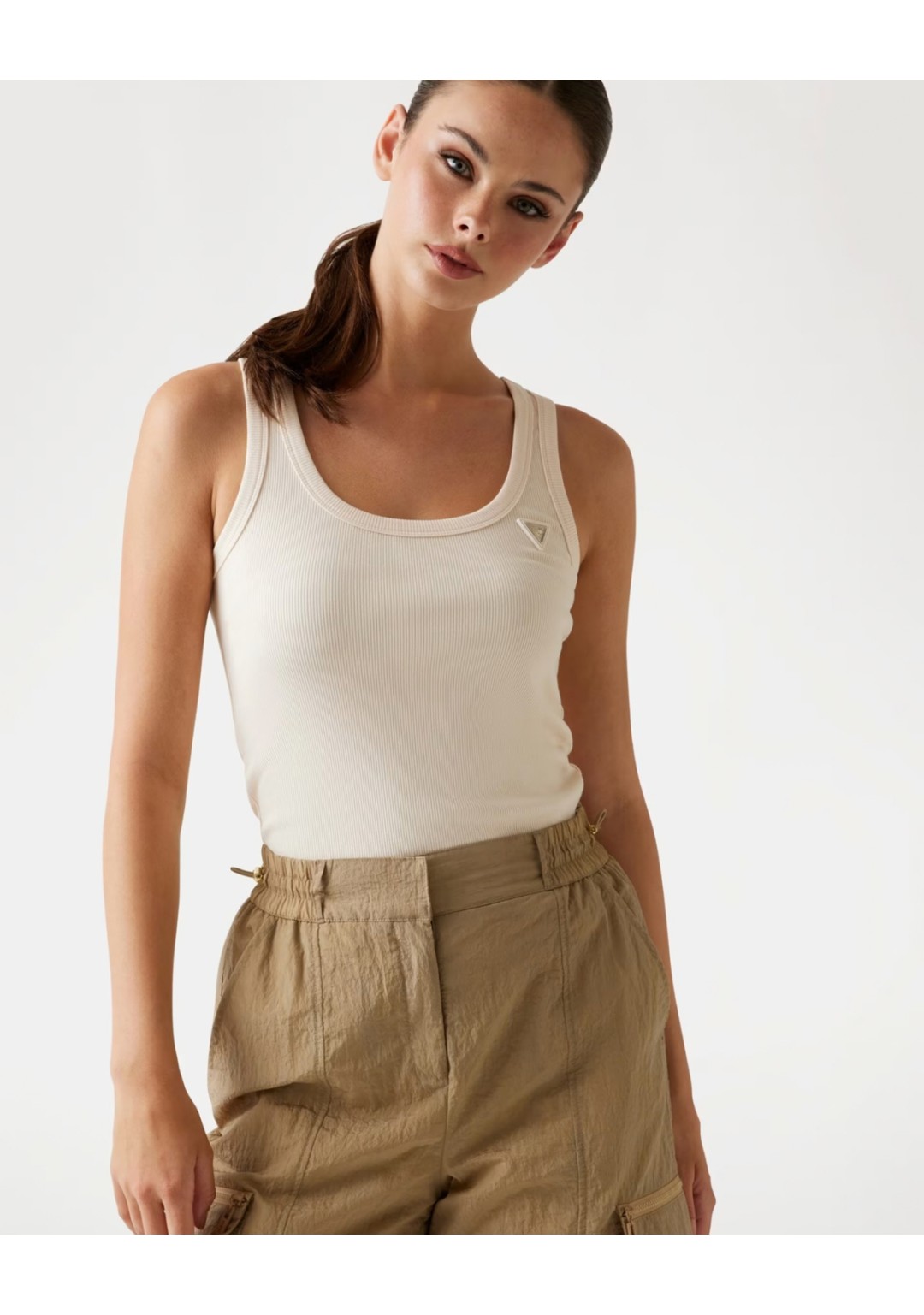 Guess - Canotta con logo - Donna - V4YP06K8RT2