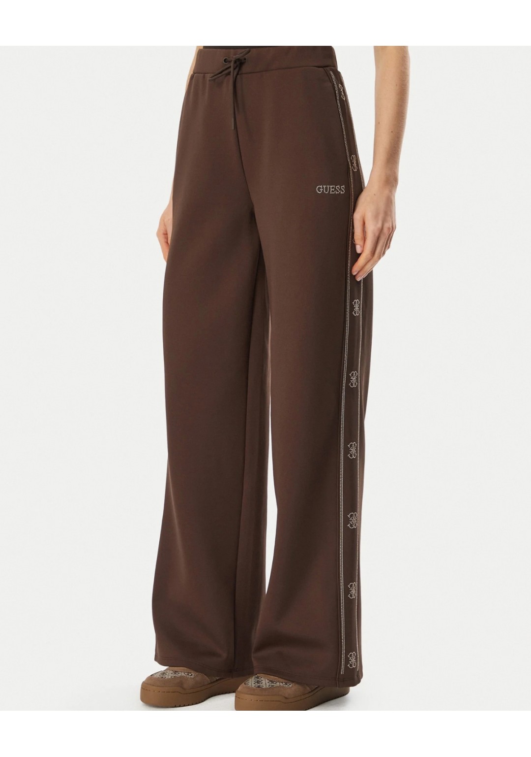 Guess - Pantalone palazzo strass - Donna - V5BB12 KCX22