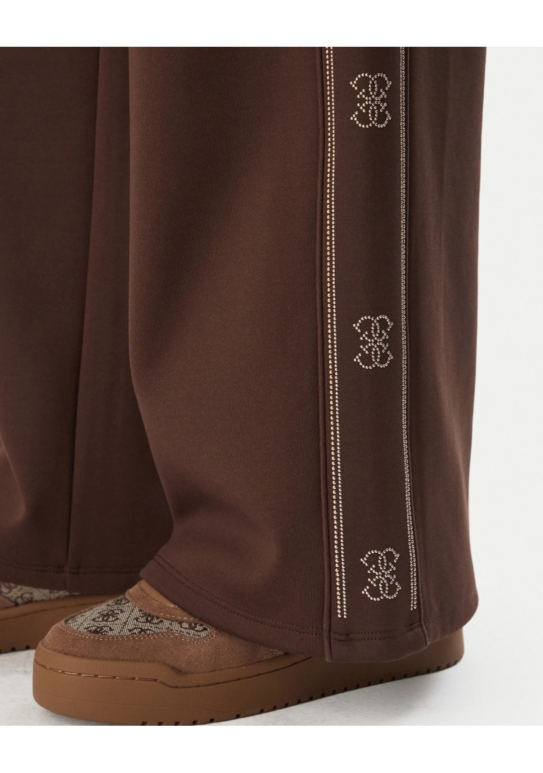 Guess - Pantalone palazzo strass - Donna - V5BB12 KCX22
