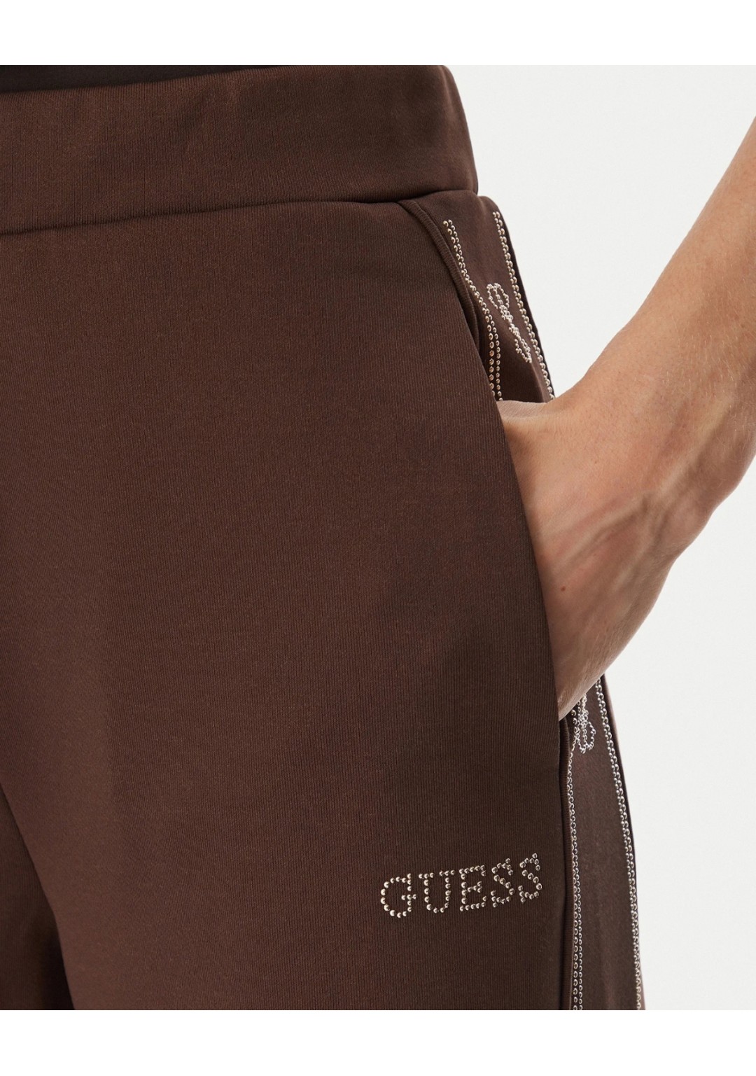 Guess - Pantalone palazzo strass - Donna - V5BB12 KCX22