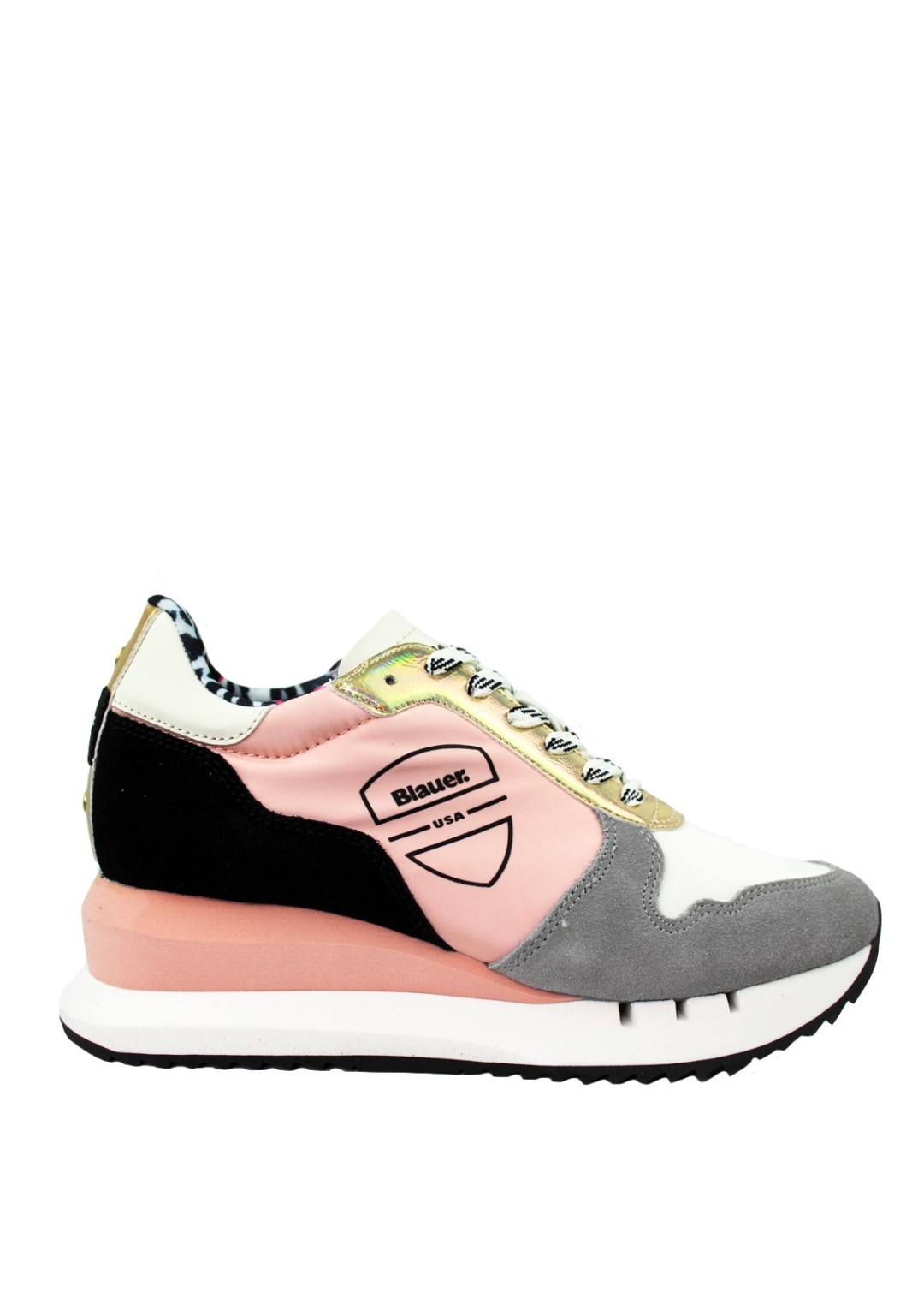 BLAUER Sneakers Donna con zeppa