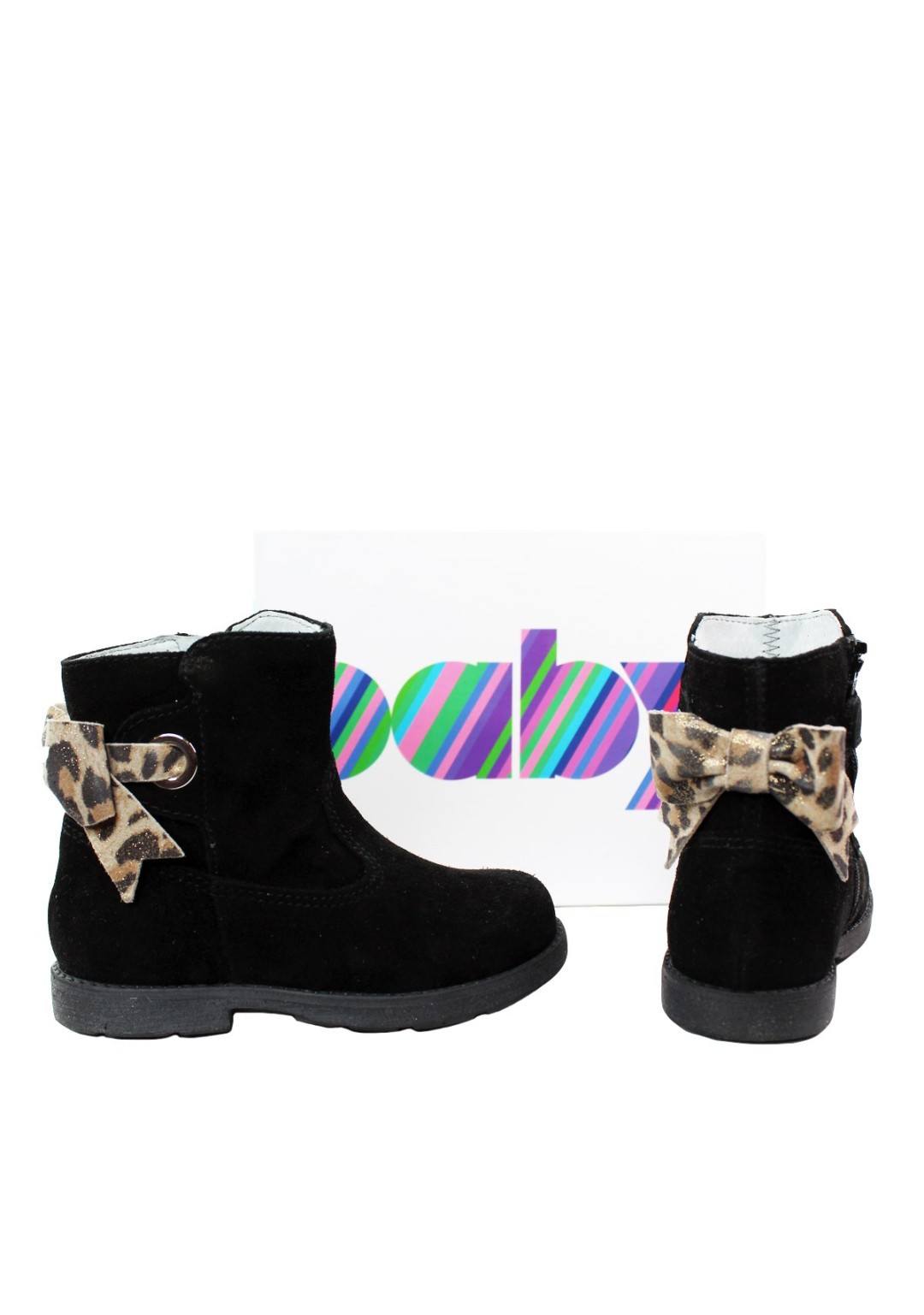 NEROGIARDINI Stivaletto con fiocchi Baby 20/26
